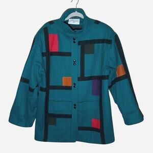 International Design Vintage Designer Wool Jacket Size 5/6